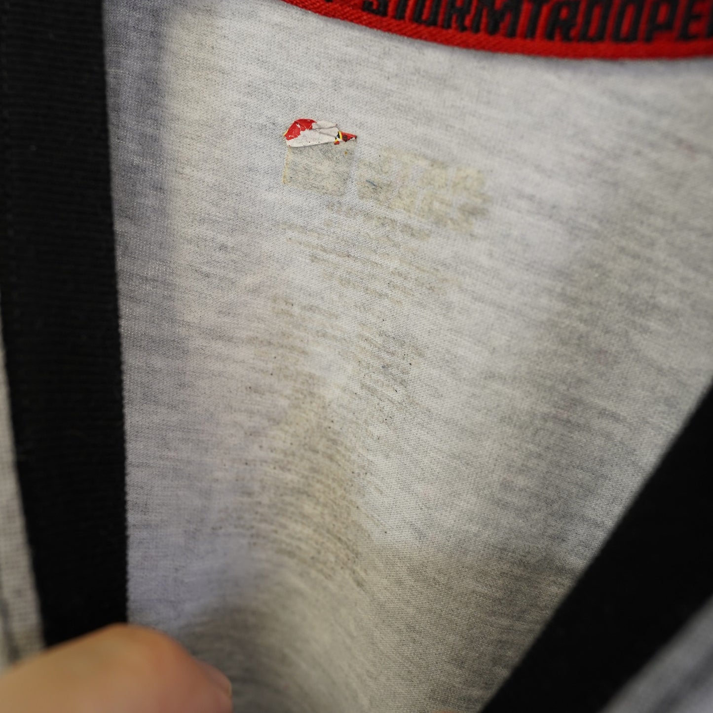 (Youth M) Vintage Lego Star Wars Storm Trooper T-Shirt Kids Sz. 8 Youth M Gray Black