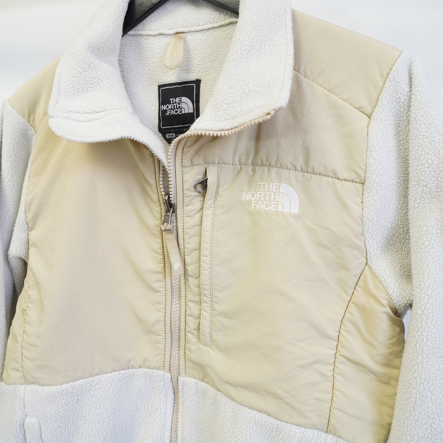 (Women's M) The North Face Denali Retro Fleece Jacket Women's M White Cream Hiking Gorpcore