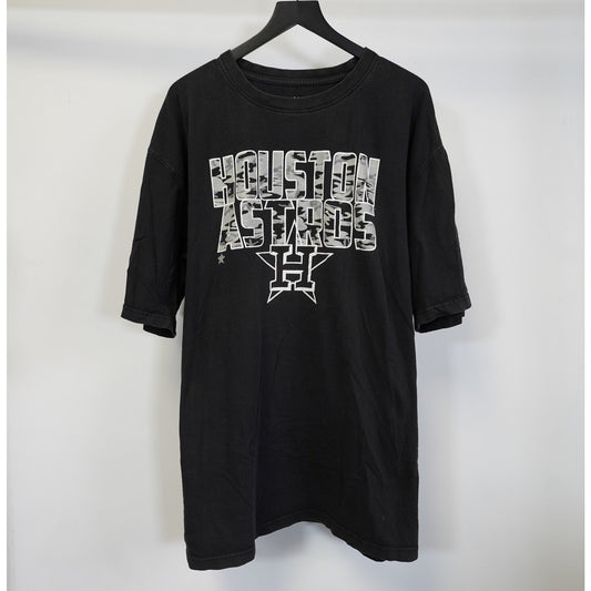 (3XLT) Houston Astros Majestic Camouflage T-Shirt Men's 3XLT Black Gray MLB H-Town