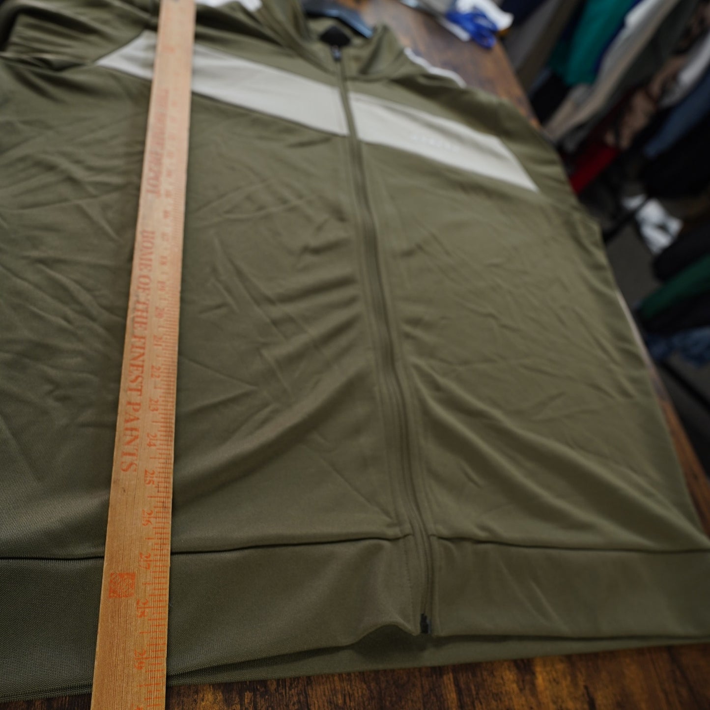 (XXL) Y2K Oakley Track Jacket Olive Green Men's 2XL Big Logo Hiking Tech Gorpcore 00s