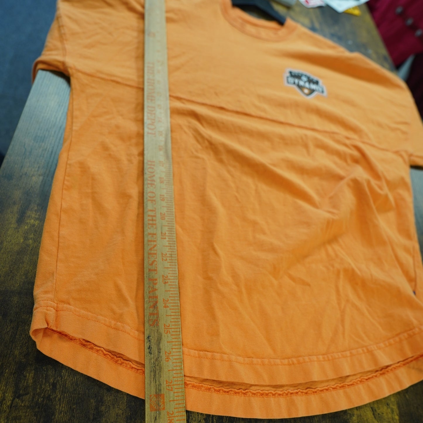 (S) Houston Dynamo Spirit Jersey MLS Soccer Unisex S Orange Fanatics Longsleeve