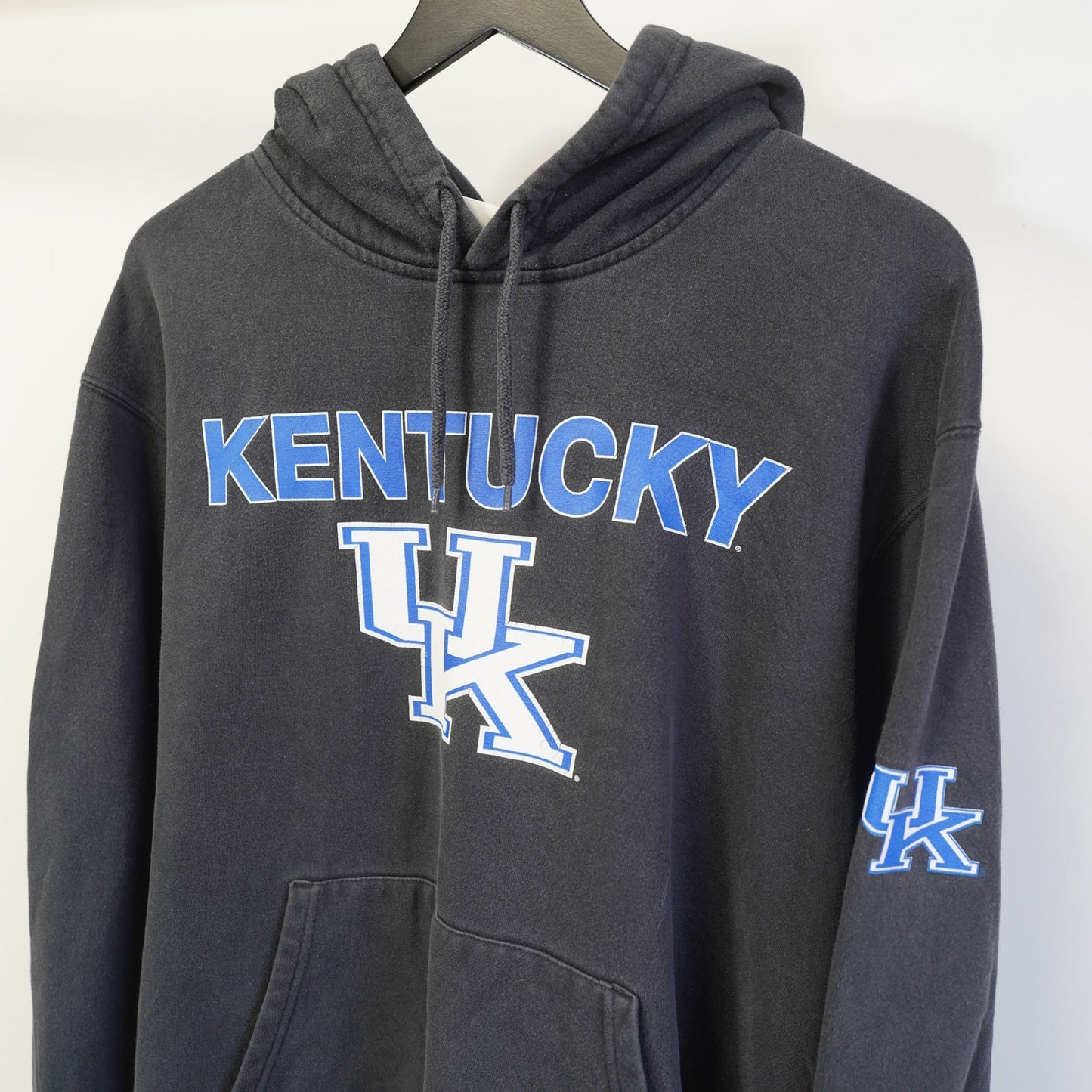 (XL) University of Kentucky Wildcats Majestic Hoodie UK Men's XL Black Blue Pullover