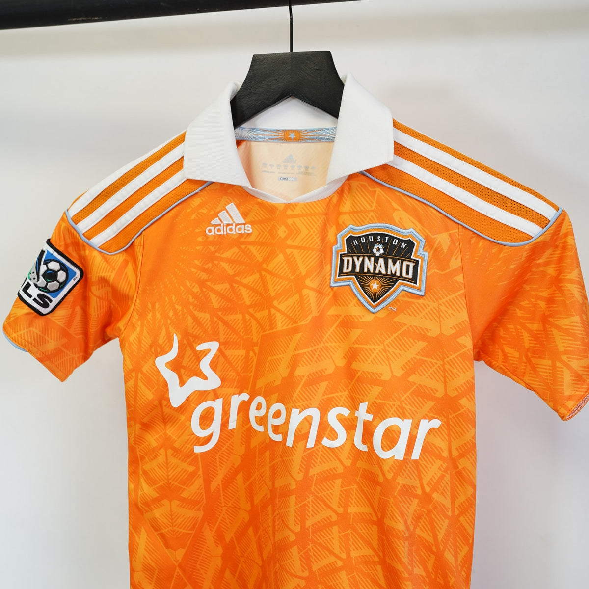 (Boys S) Adidas Houston Dynamo 2011–2012 Home Soccer Jersey Boys Youth S 9-10 Orange