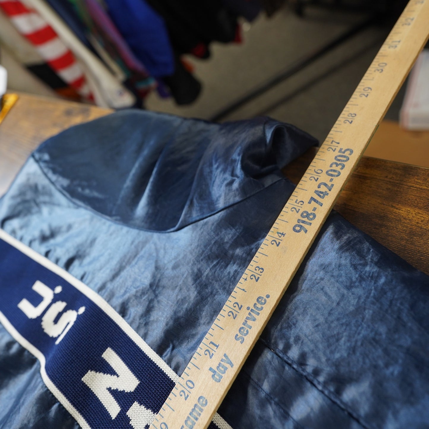 (XL) Vintage Swingster U.S. Navy Satin Jacket Men's XL Naval Academy Varsity Bomber