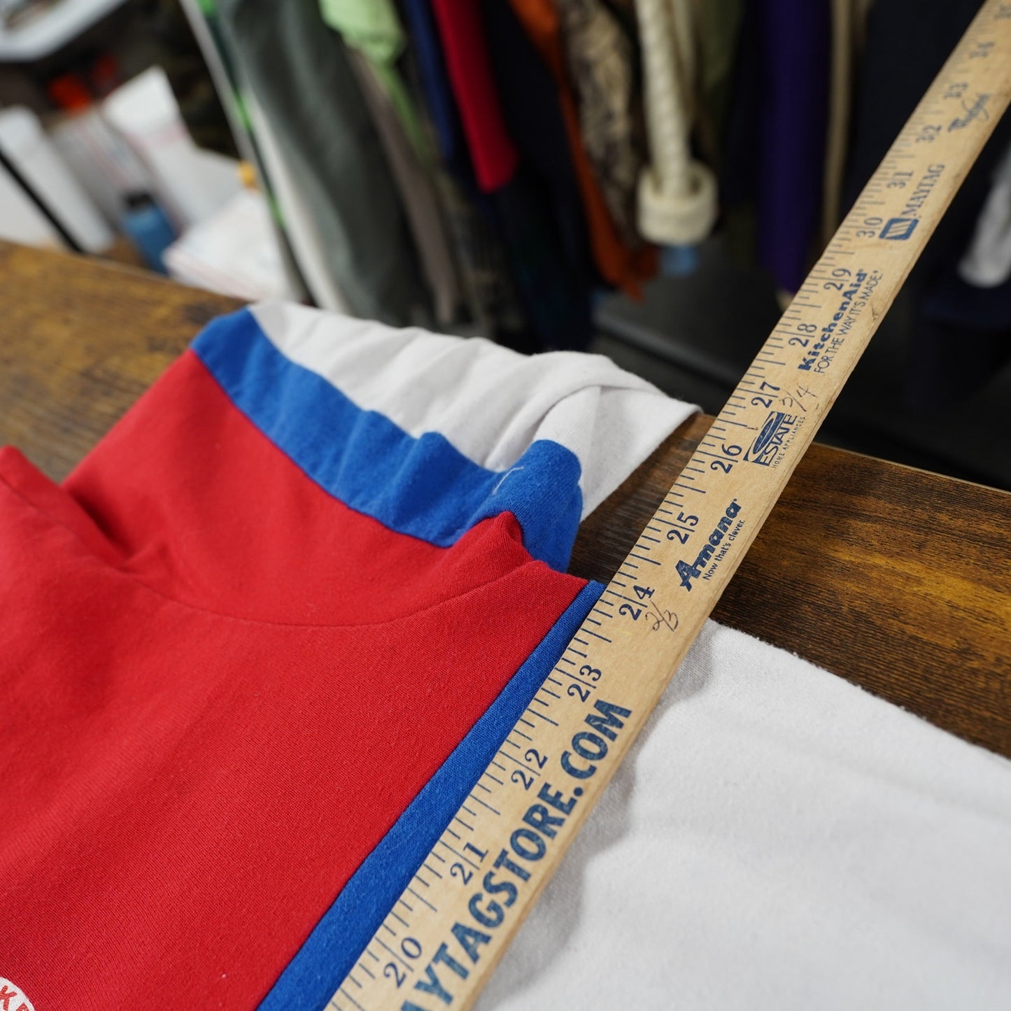 (XL) Vintage 1989 NBA All Star Rugby Longsleve Polo Shirt Men's XL Nutmeg Red 80s