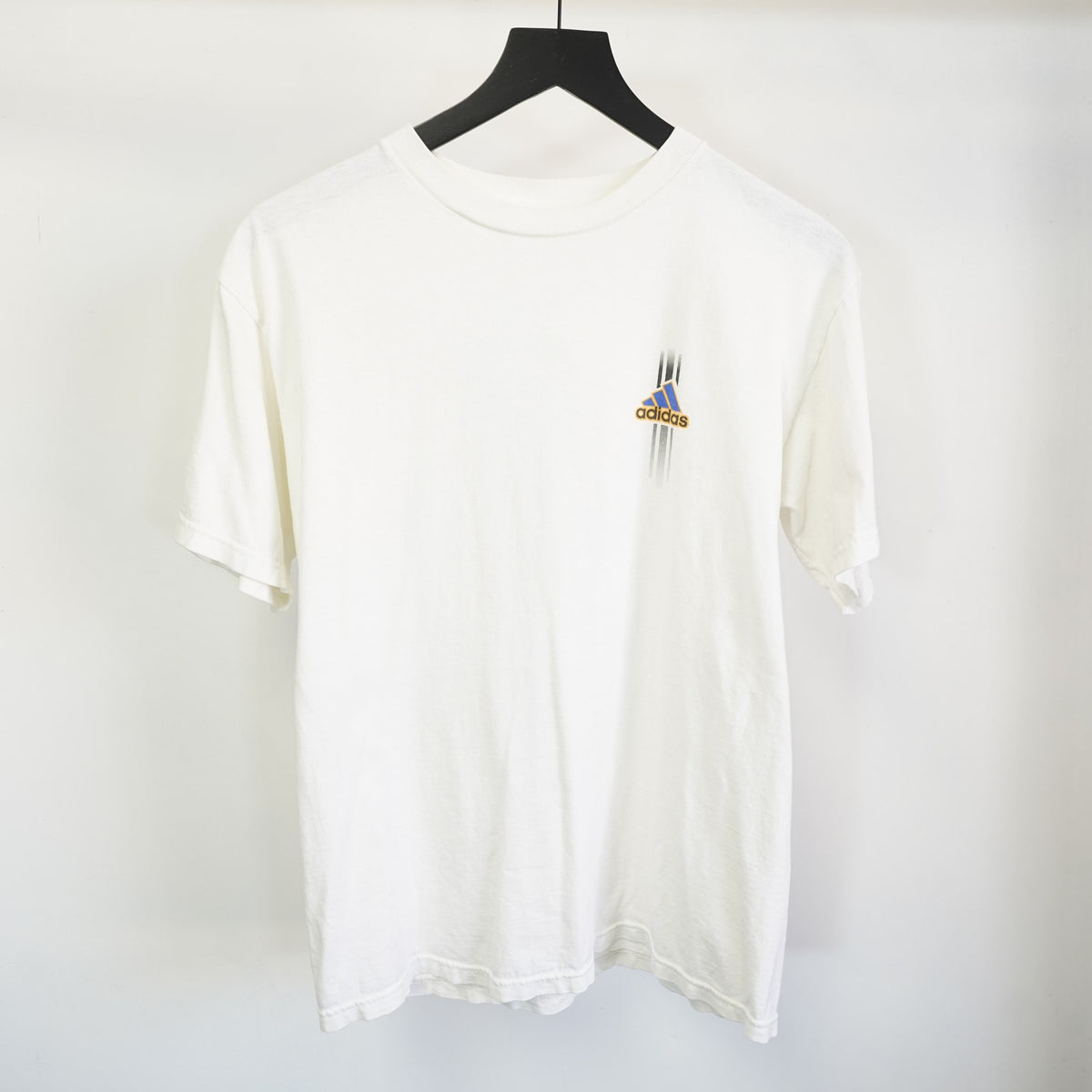 (M) Vintage Adidas Sportswear Y2K T-Shirt Men's M White Retro 2000s 3 Stripe