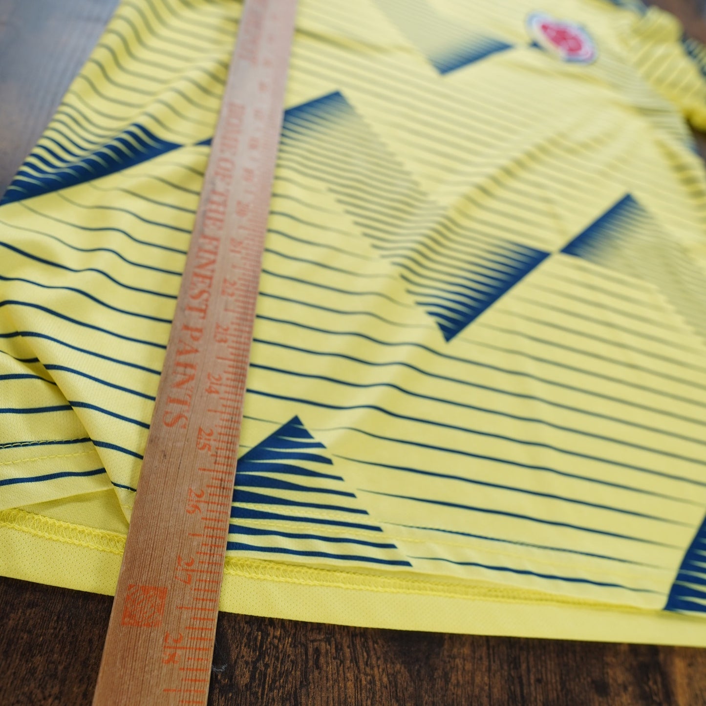 (M) Vintage Adidas Colombia 2019 Home Soccer Jersey Men's M Yellow Futbol Blokecore