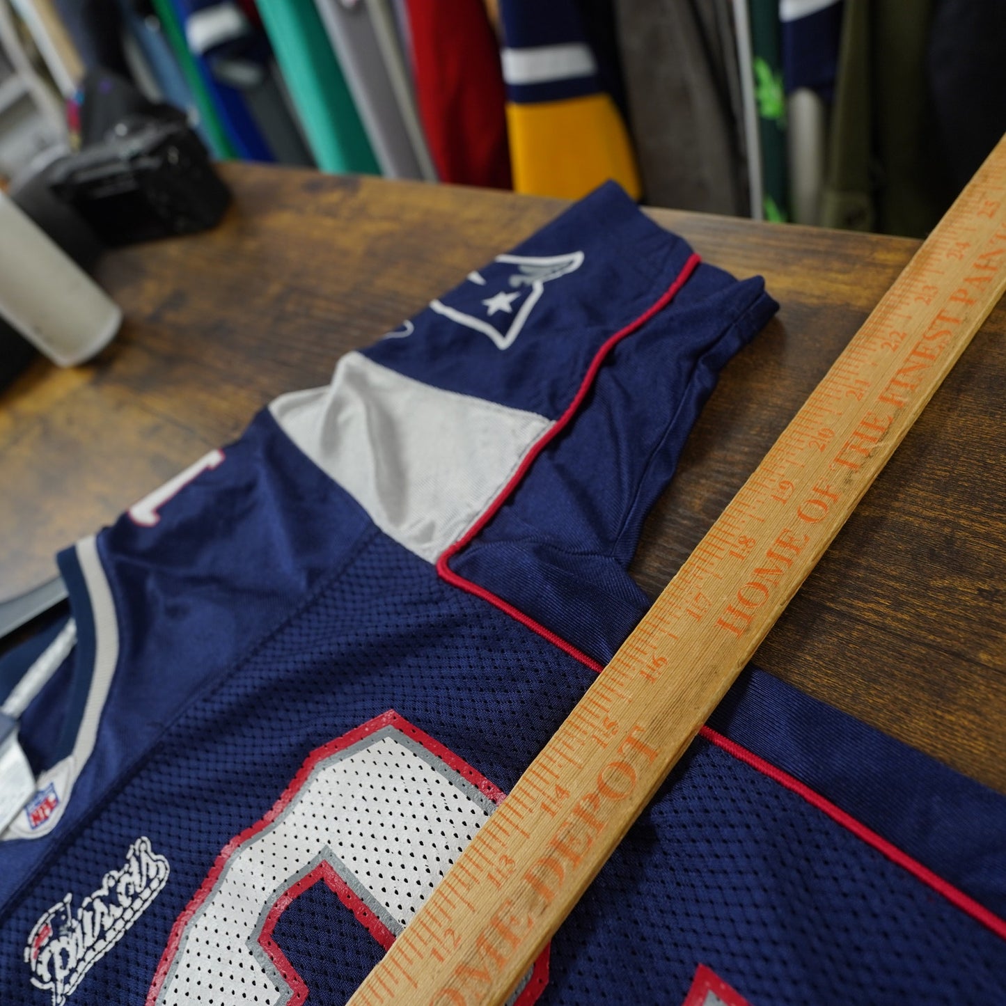 (Boy's M) Vintage Tom Brady New England Patriots Reebok Football Jersey Boy's M Navy Blue