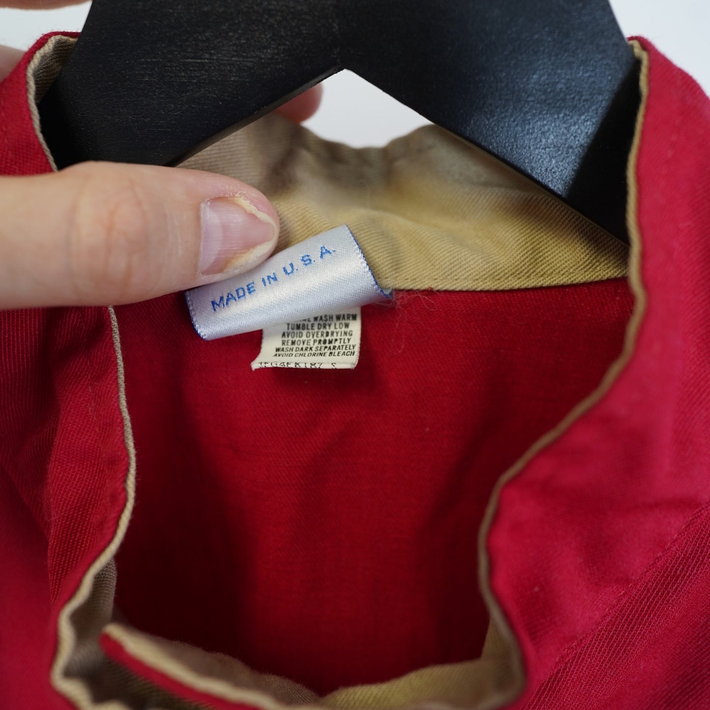 (Kids L) Vintage Wrangler Rodeo Cowboy Western Jacket Boys L Red Full Zip Bomber Kids