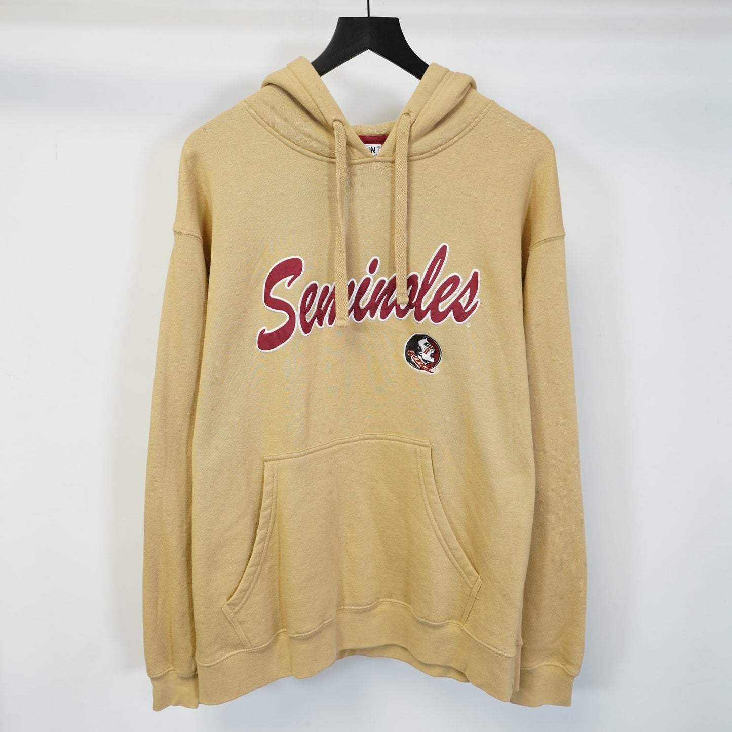 (L) Florida State Seminoles Majestic Gold Hoodie Men's L FSU Section 101 Sewn Jacket