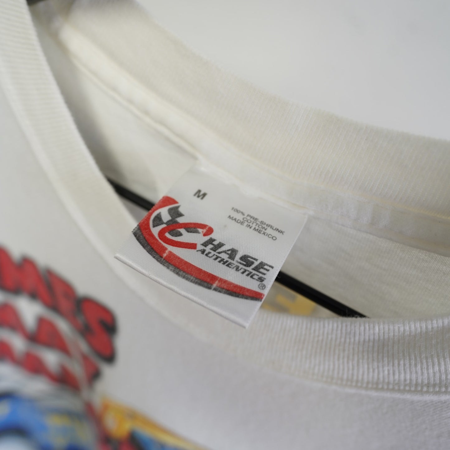 (M) Vintage Dale Earnhardt Sr. Nascar T-Shirt Men's M Chase Authentic White Racing