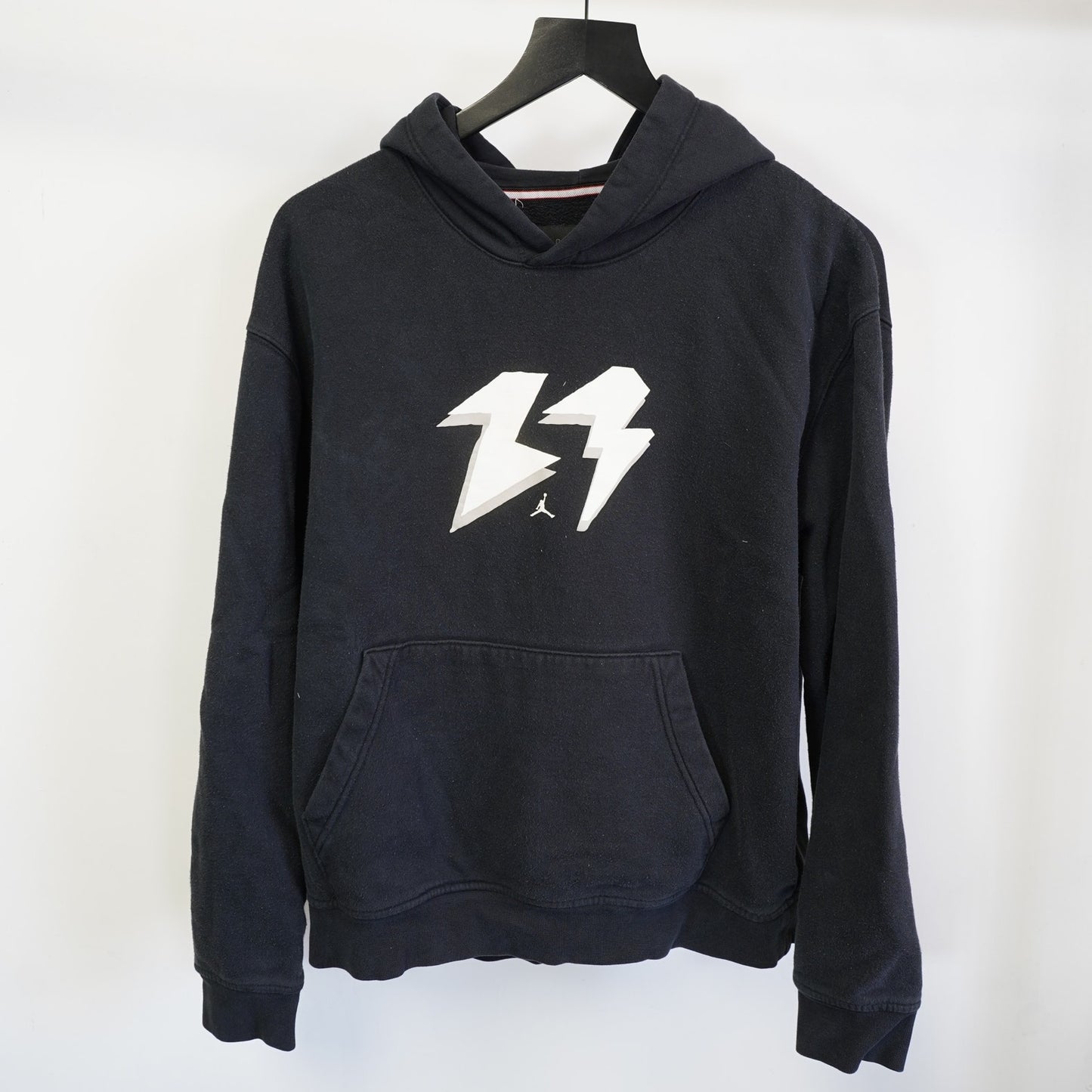 (M) Air Jordan Flight MVP Hoodie Men's M Black White Retro 8 Streetwear
