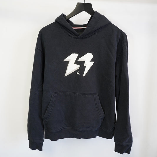 (M) Air Jordan Flight MVP Hoodie Men's M Black White Retro 8 Streetwear