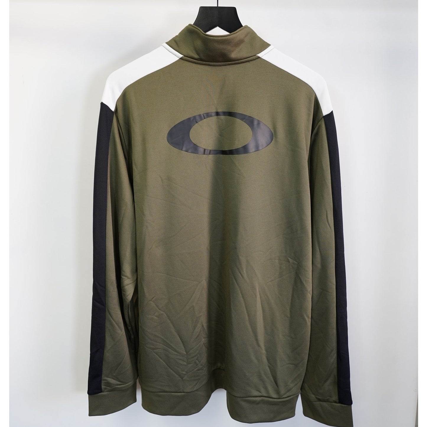 (XXL) Y2K Oakley Track Jacket Olive Green Men's 2XL Big Logo Hiking Tech Gorpcore 00s