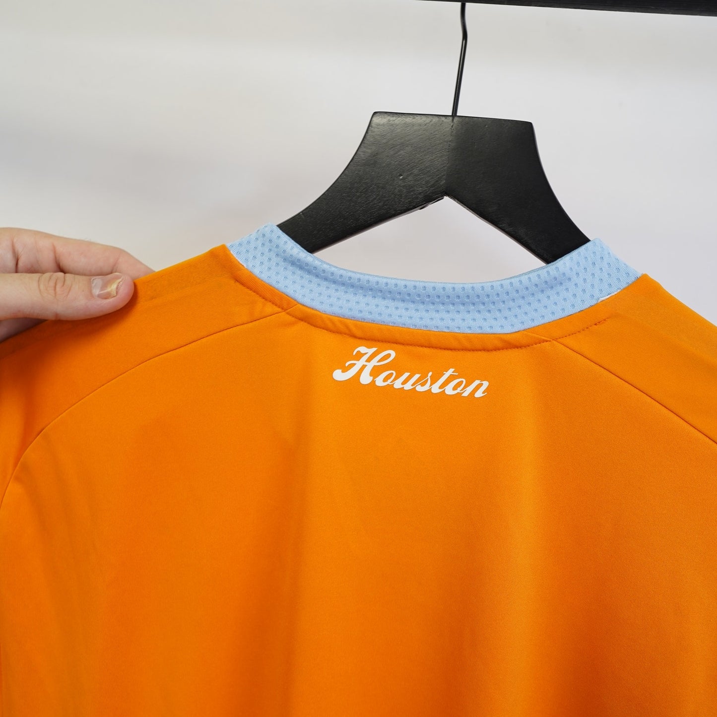 Vintage Adidas Houston Dynamo 09-10 Soccer Jersey Men's L Autographed Orange