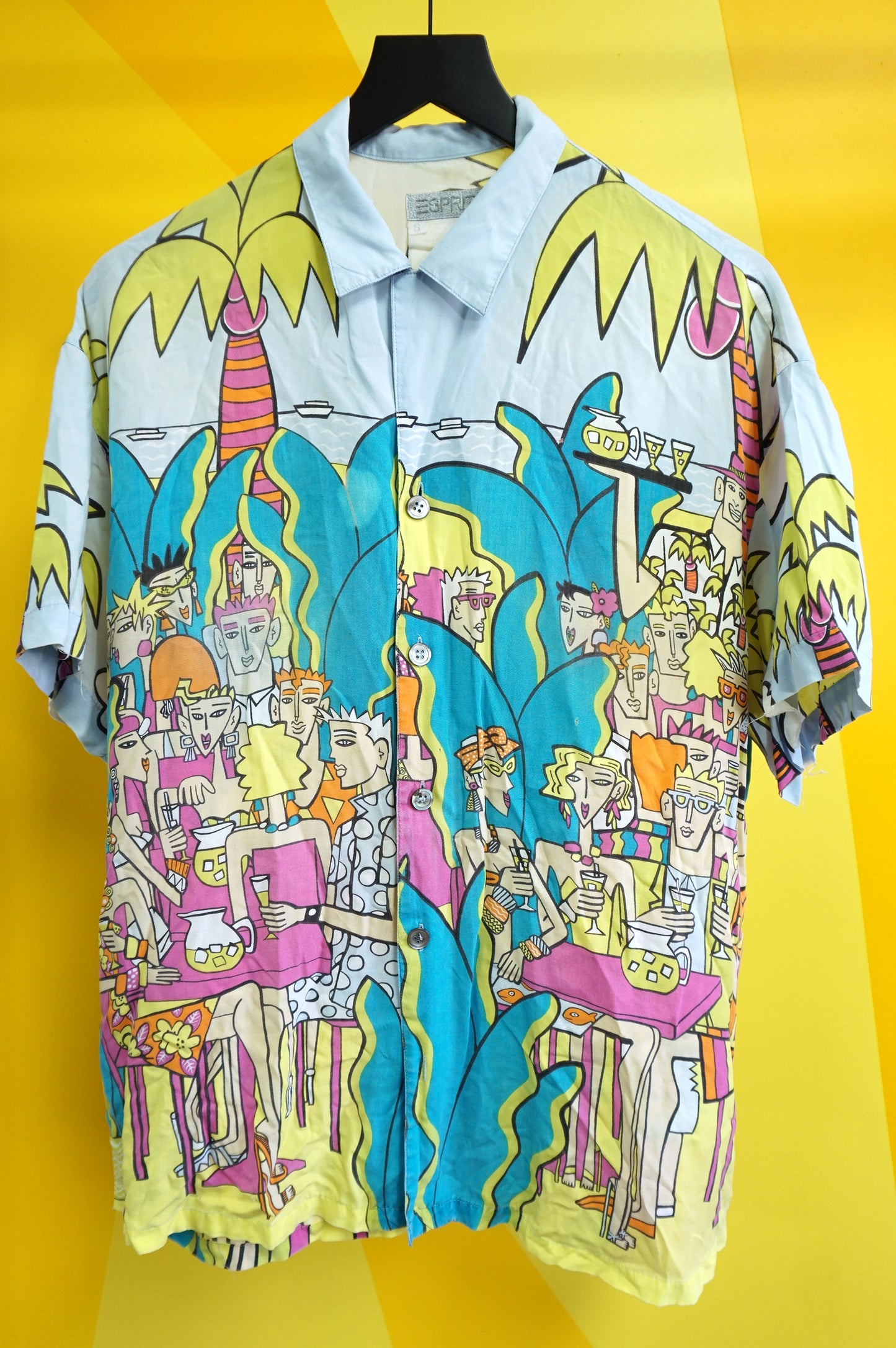 (L) 90s Beach Party Hawaiian Shirt
