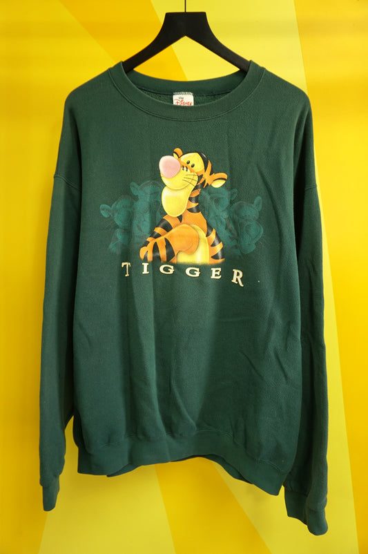 (XXL) Tigger Vintage Forest Green Crewneck