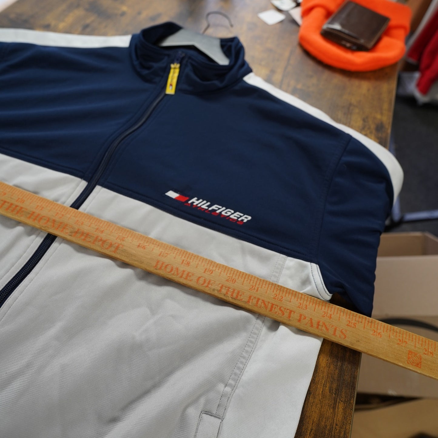 (L) Vintage Tommy Hilfiger Athletics Full Zip Track Jacket 2000s Y2K