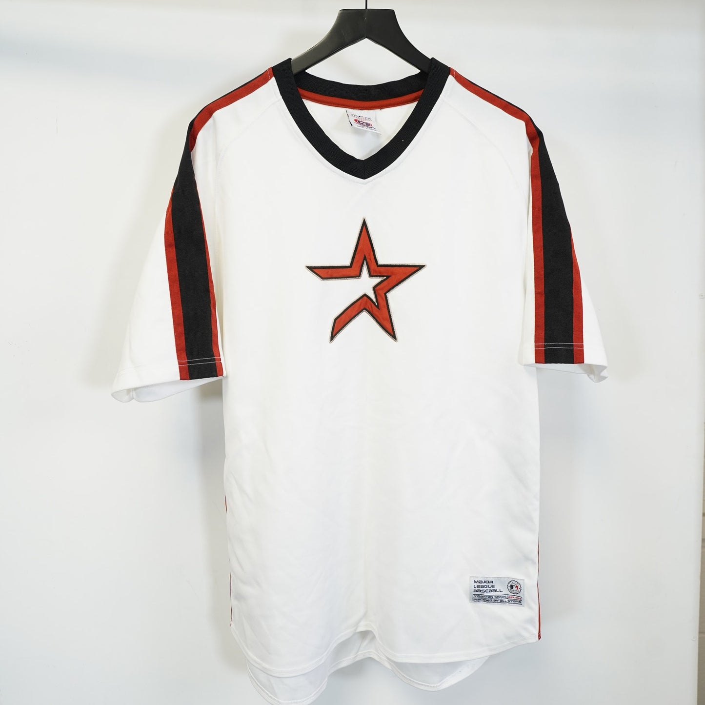 (XL) Vintage Houston Astros Sewn True Fan 2000s Baseball Jersey Men's XL White Y2K