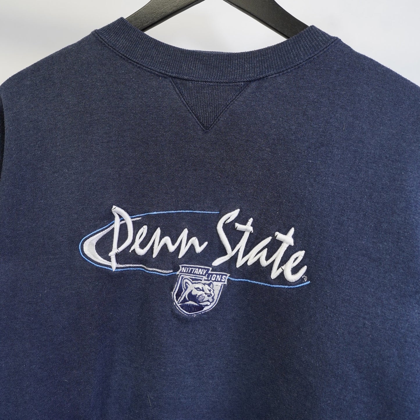 (XL) Vintage Penn State Nittany Lions Sweatshirt Men's XL Sewn Midwest 90s Blue Retro