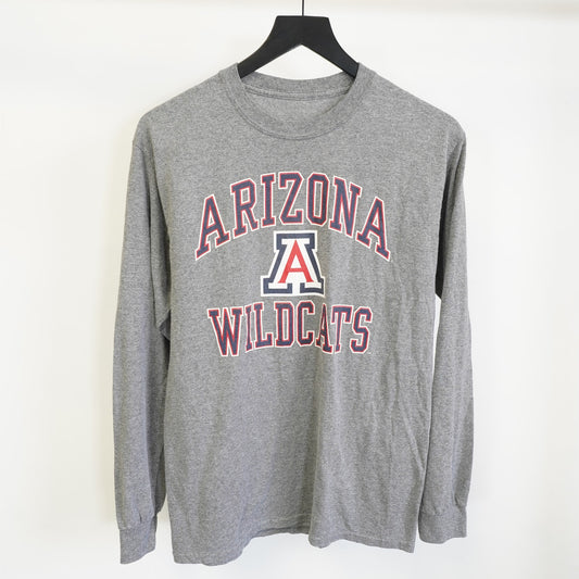 (M) University of Arizona Wildcats Longsleeve T-Shirt Men's M Dark Gray College