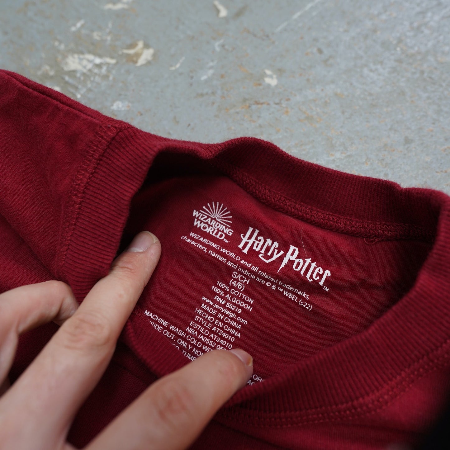 (S) Harry Potter Spirit Jersey Wizardly World Universal Studios Unisex S Oversize