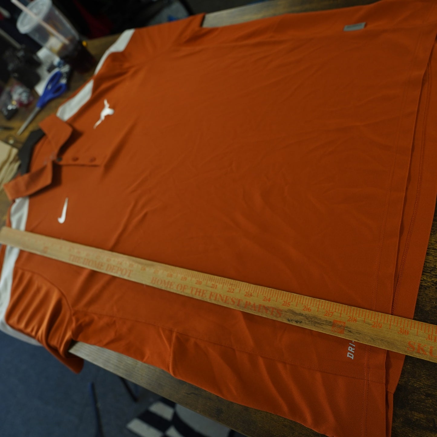 (XL) University of Texas Longhorns Nike Dri-Fit Polo Shirt Men's XL Orange Tech Golf