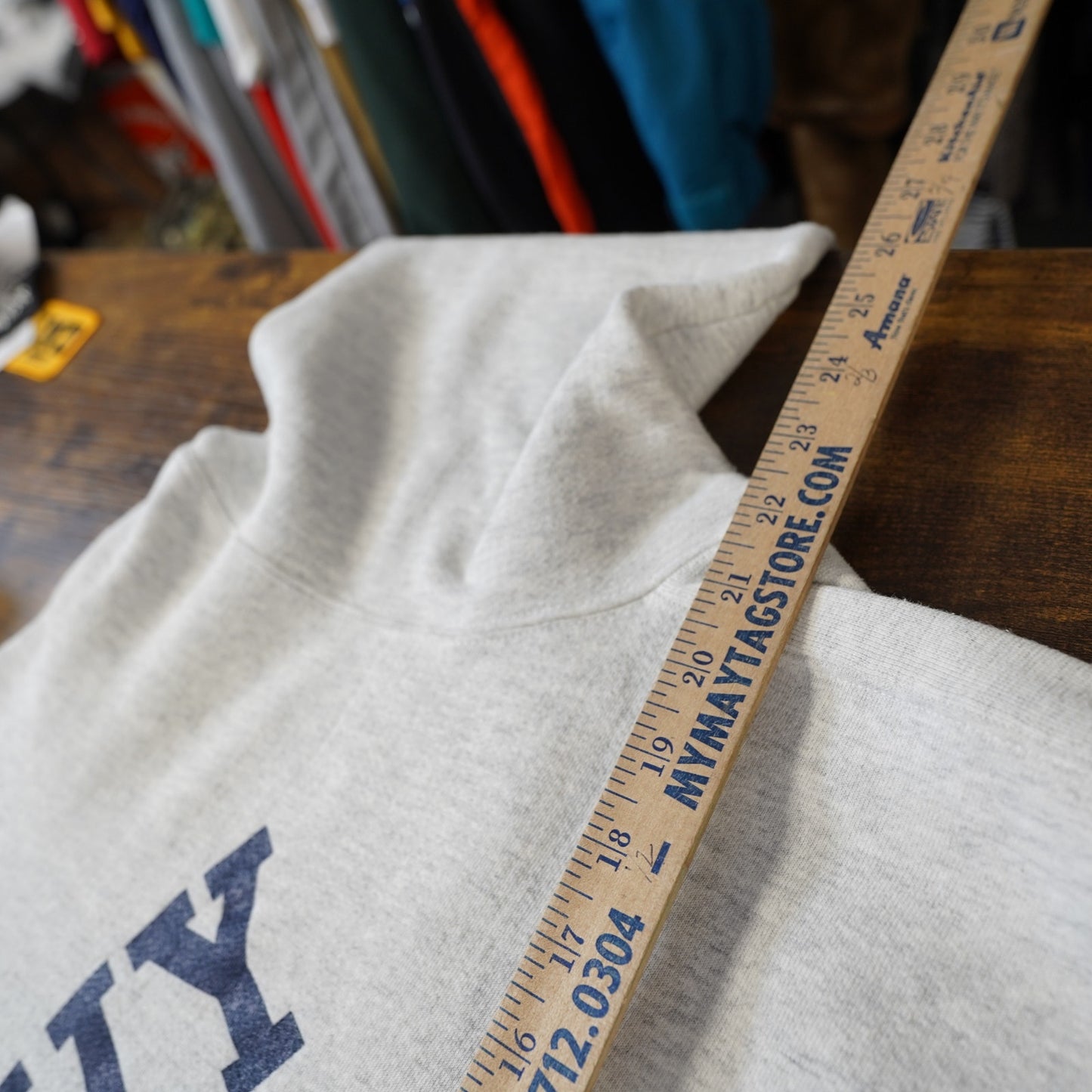 (S) Vintage US Navy Reverse Weave Sweatshirt Unisex S Heather Gray Naval Academy