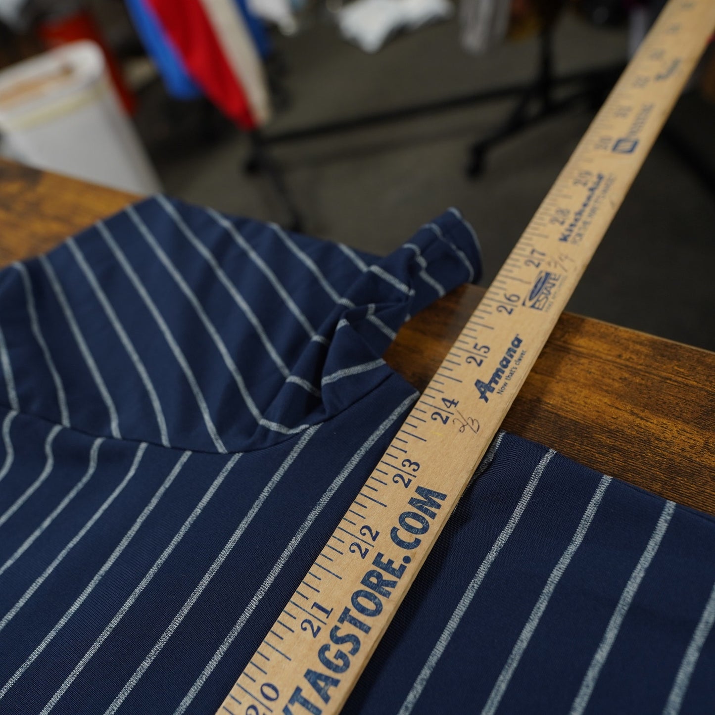 (XL) Auburn Tigers Embroidered Under Armour Striped Polo Shirt Men's XL Blue Heatgear