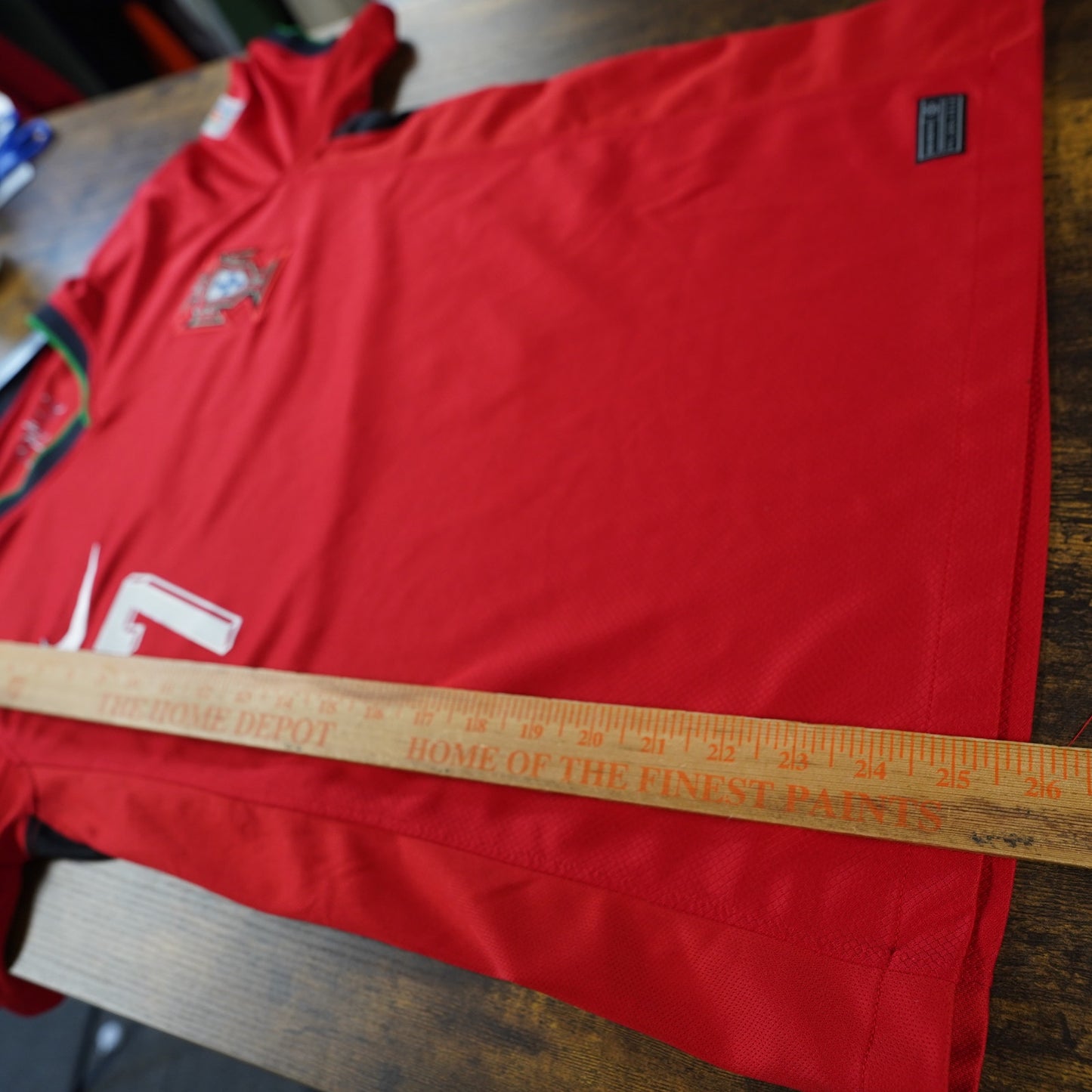 (M) Cristiano Ronaldo Nike Portugal Soccer Jersey Men's M Red Euros Football