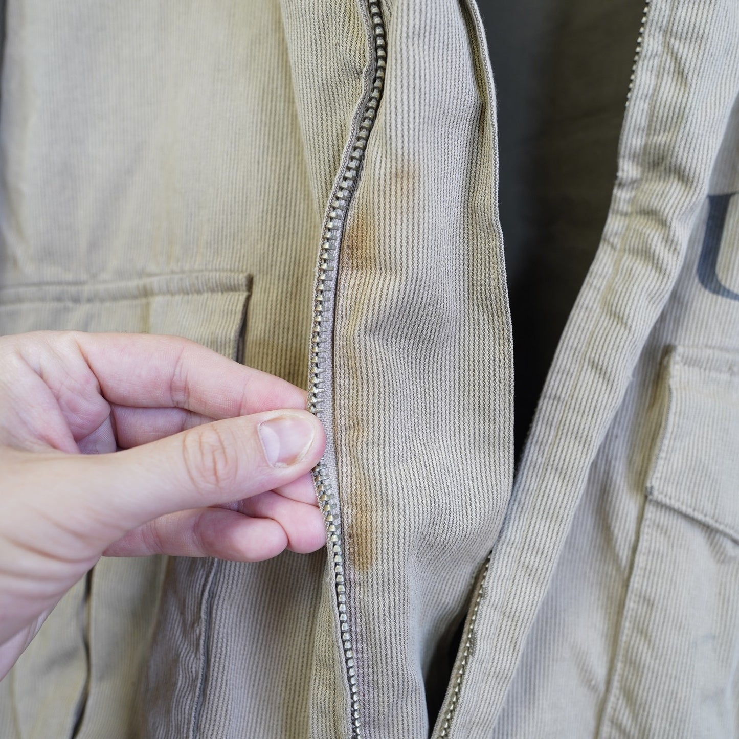 (L) Vintage US Navy Willis & Geiger Aeronautic Pilot Bomber Jacket Men's Sz 44 Tall