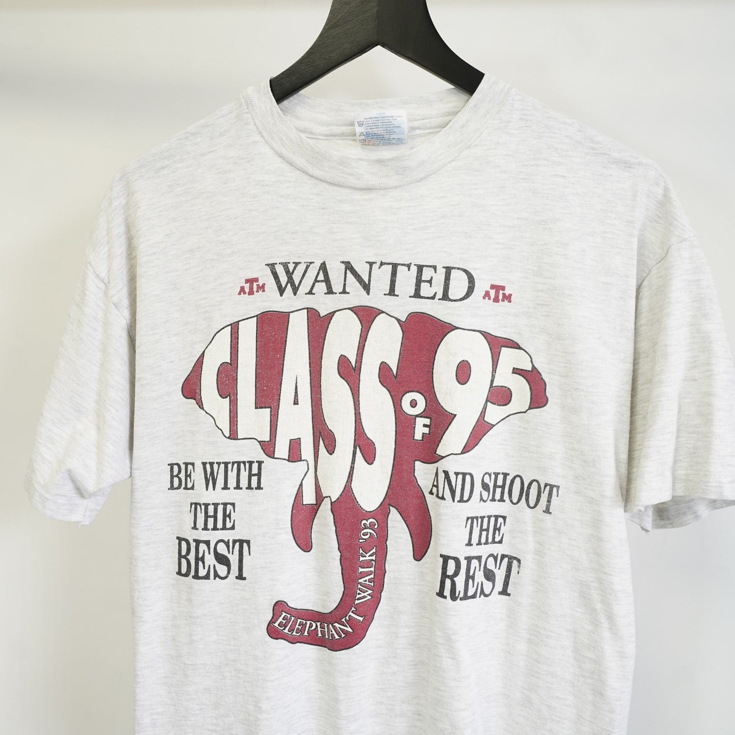 Vintage Texas A&M Aggies 90s Alabama Shoot Out Men's L Heather Gray ATM Football