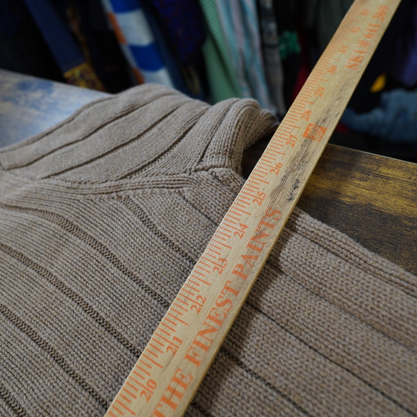(XXL) Vintage Polo Ralph Lauren Ribbed Knit V-Neck Sweater Men's XXL Brown Preppy