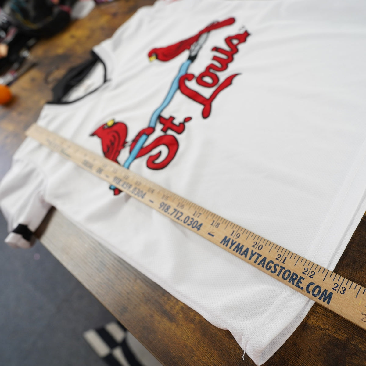 (Boys M) Vintage St. Louis Cardinals Star Wars Baseball Jersey Boys M Youth White Sewn