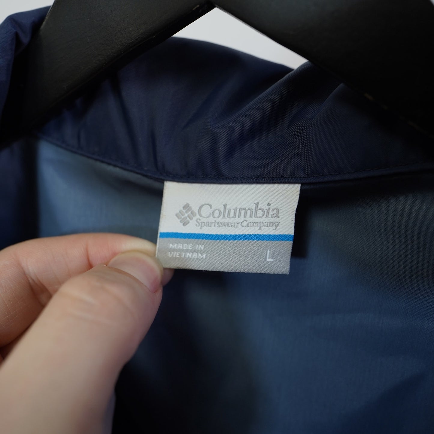 (L) Illionis Illini Columbia Windbreaker Rain Jacket Men's L Orange Blue Full Zip