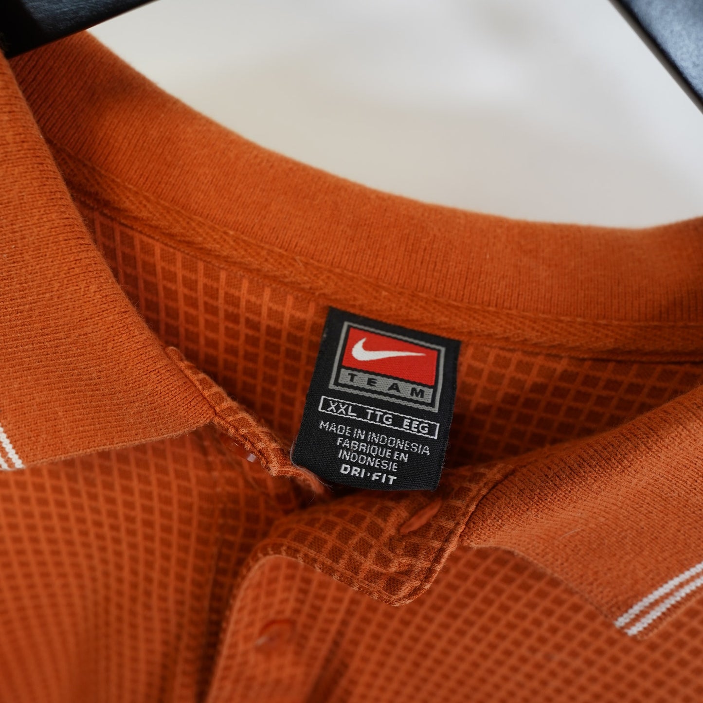 (XXL) Vintage Texas Longhorns Team Nike Polo Shirt Men's XXL Embroidered UT Orange