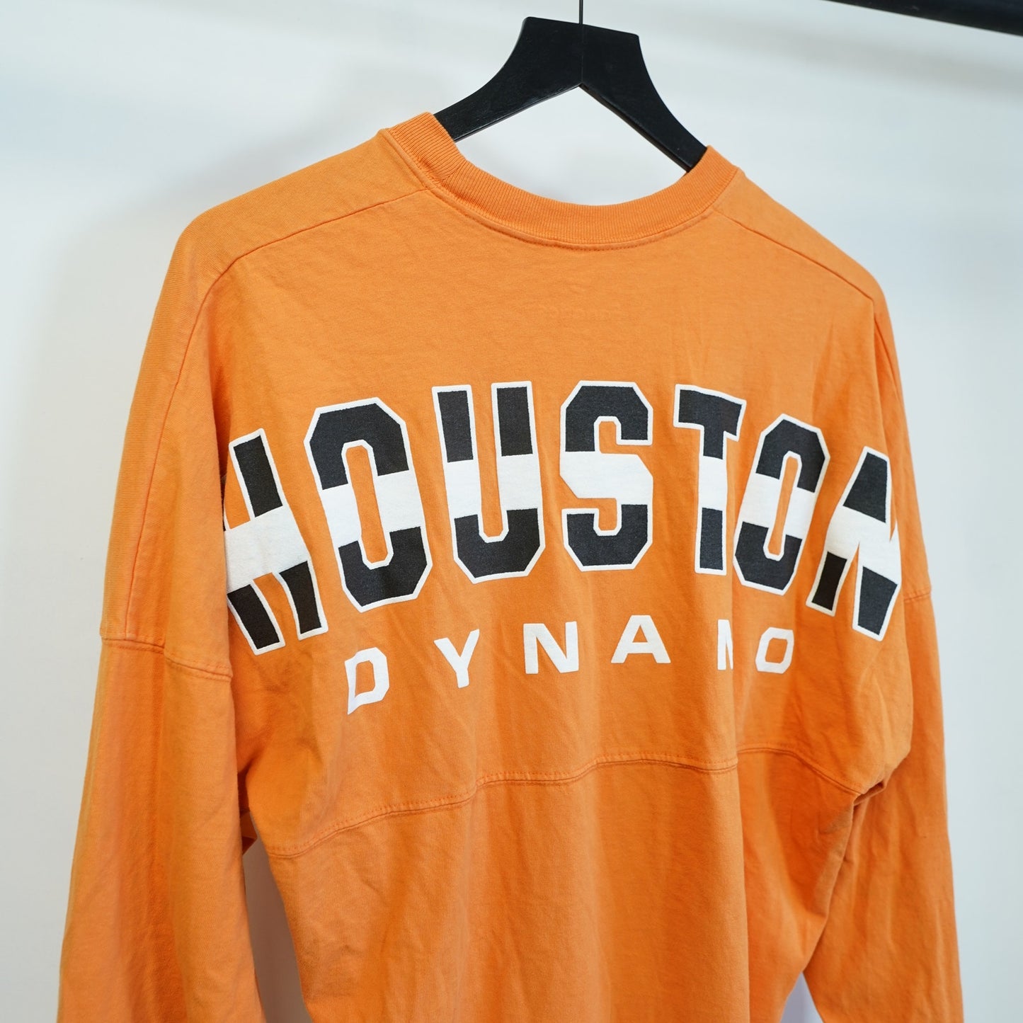 (S) Houston Dynamo Spirit Jersey MLS Soccer Unisex S Orange Fanatics Longsleeve