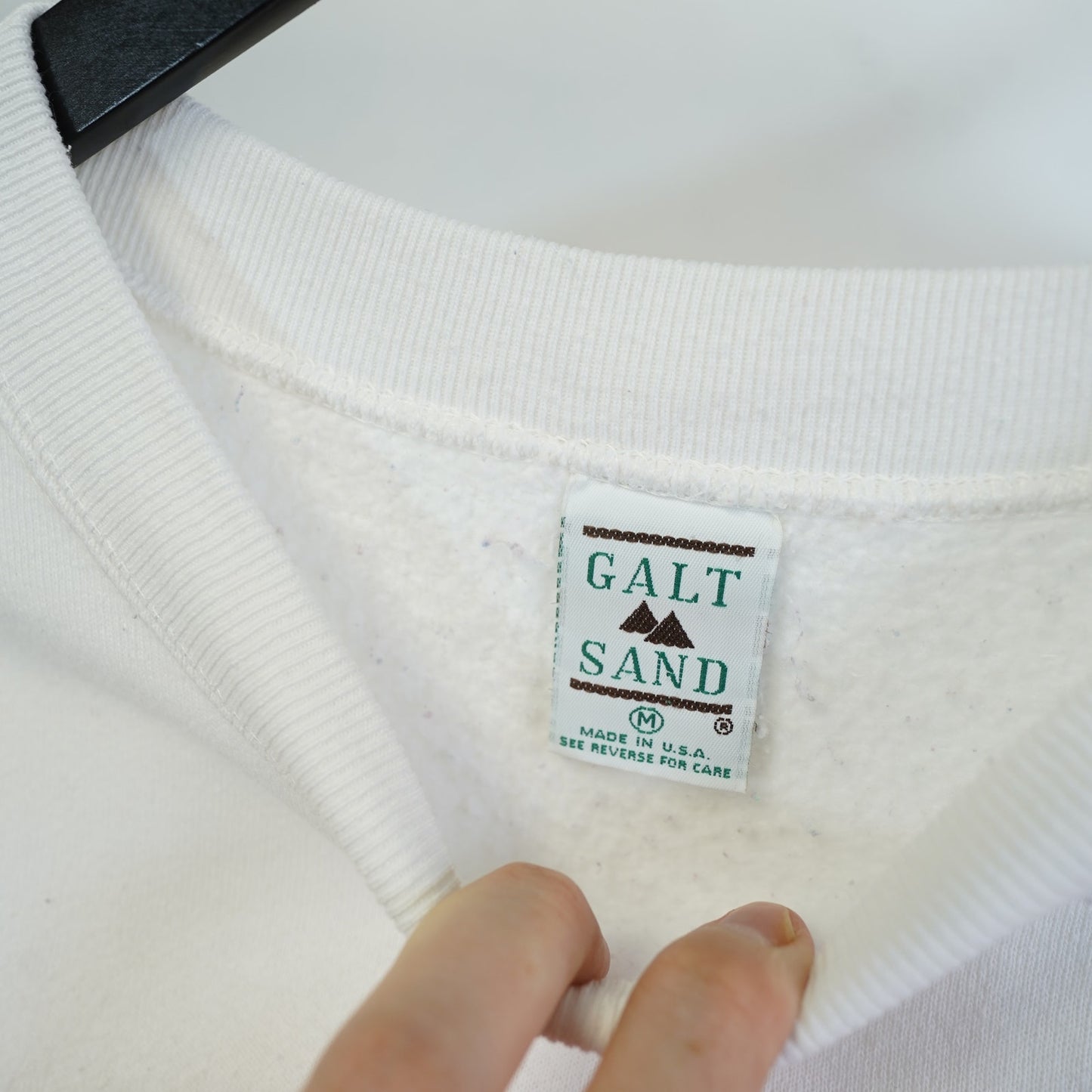 (M) Vintage Texas Longhorns Galt Sand Sweatshirt Men's M White Orange UT 90s Retro