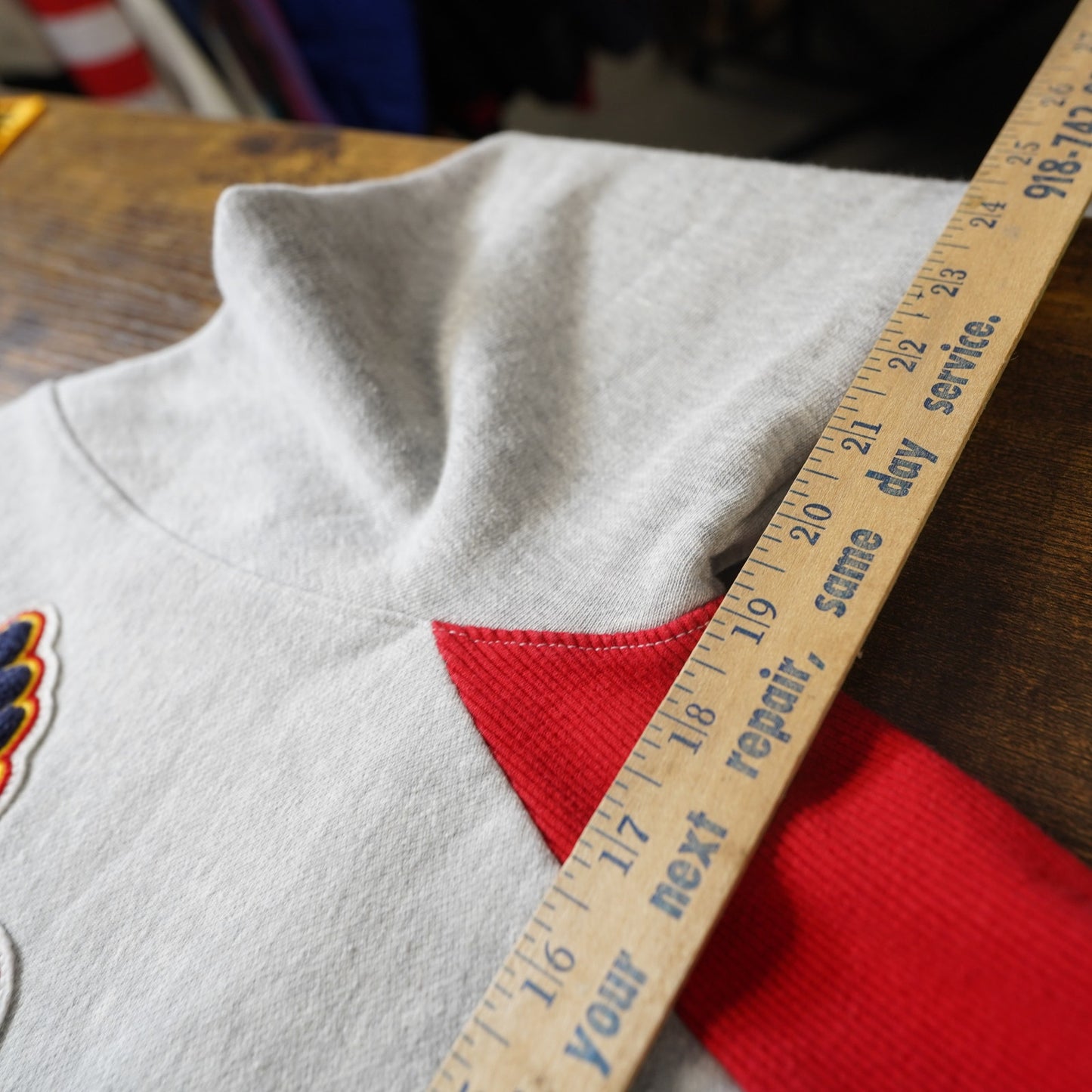 (S) St. Louis Blue Fanatics Hockey Embroidered 1/4 Zip Pullover Jacket Men's S Gray