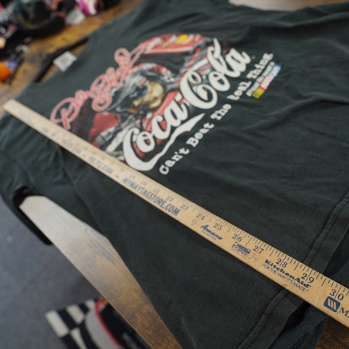(XL) Vintage Dale Earnhardt Sr. Nascar Coca-Cola Racing T-Shirt Men's XL Black Red
