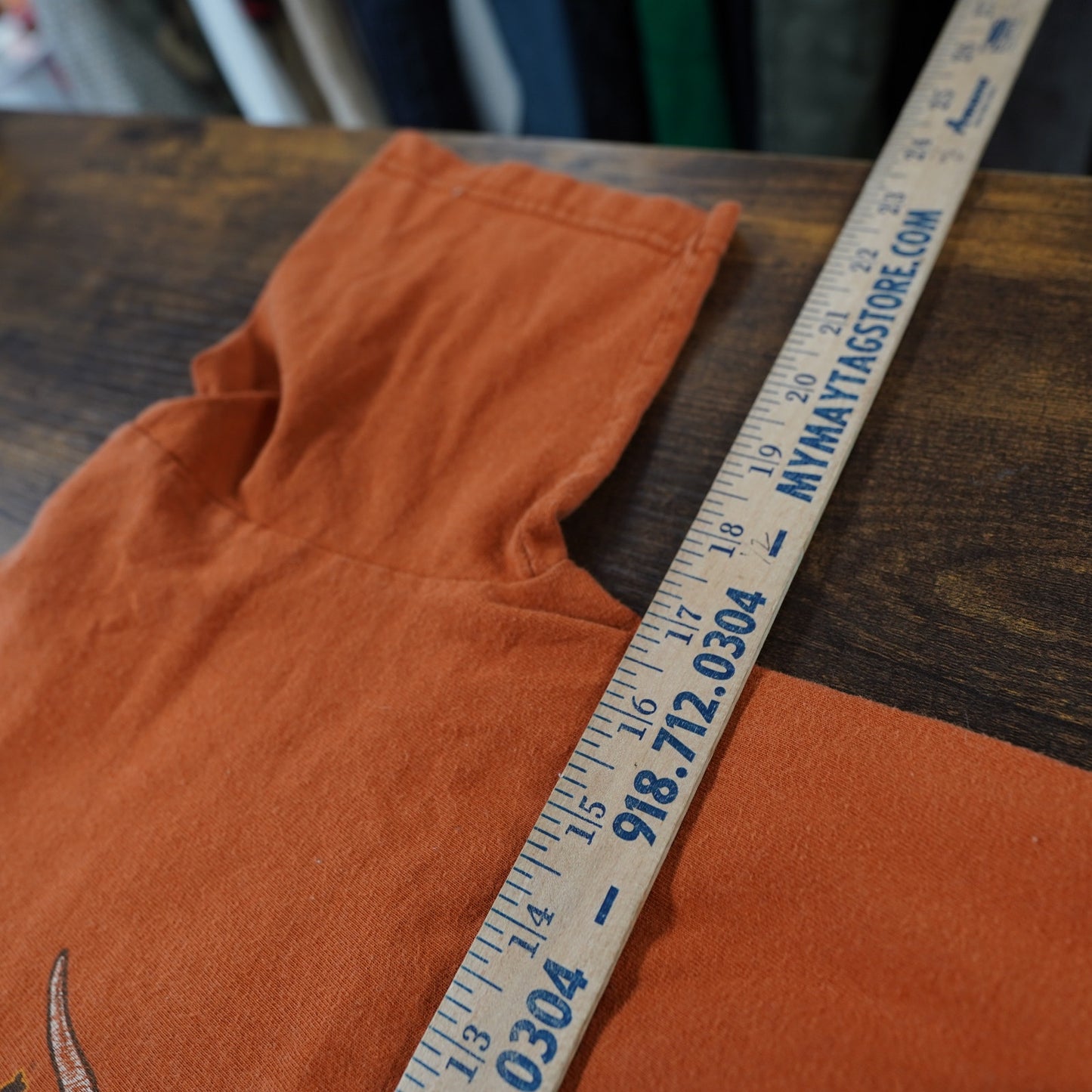 (Kids L) Y2K University of Texas Longhorns Bevo T-Shirt Youth L Women's S Burnt Orange