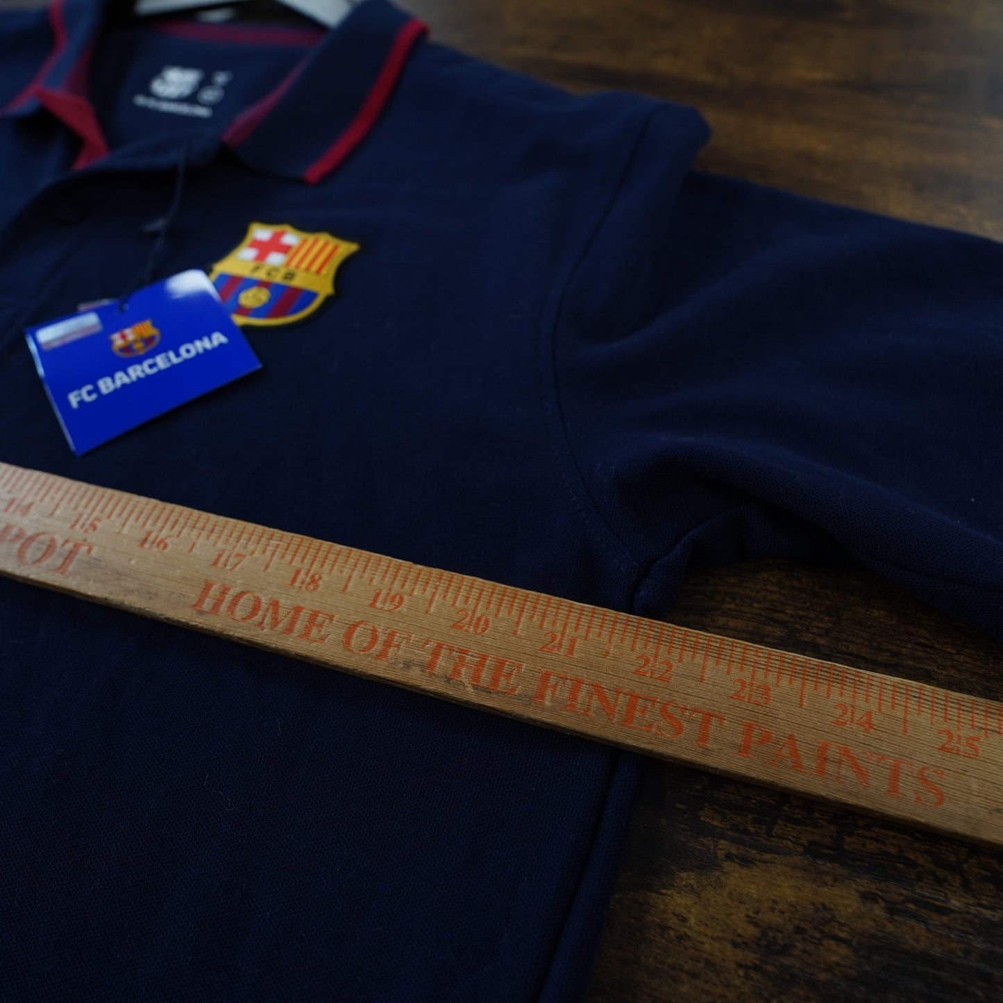 (XL) FC Barcelona Soccer Club Embroidered Polo Shirt Men's XL Blue Brand New Sewn