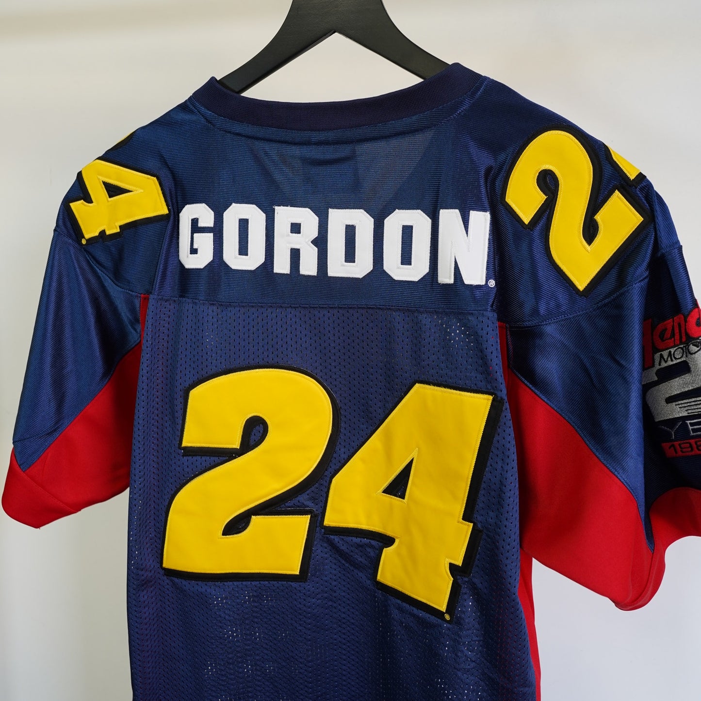(M) Jeff Gordon Chase Authentic Nascar Sewn Jersey Men's M Blue Y2K Racing Shirt