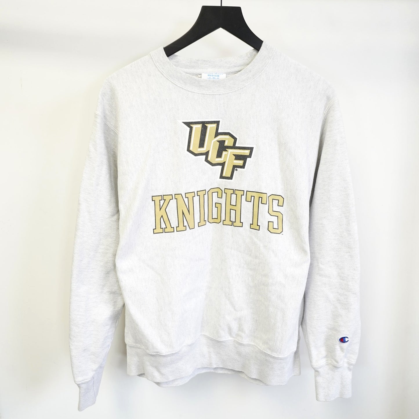 (M) UCF Knights Champion Reverse Weave Sweatshirt Men's M Heather Gray Retro