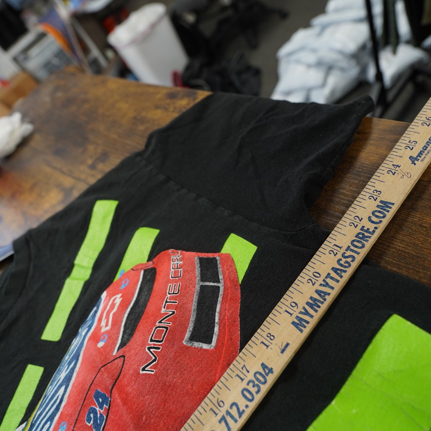 (L) Vintage Jeff Gordon 1995 Winston Cup Champ Nutmeg Nascar T-Shirt Men's L AOP