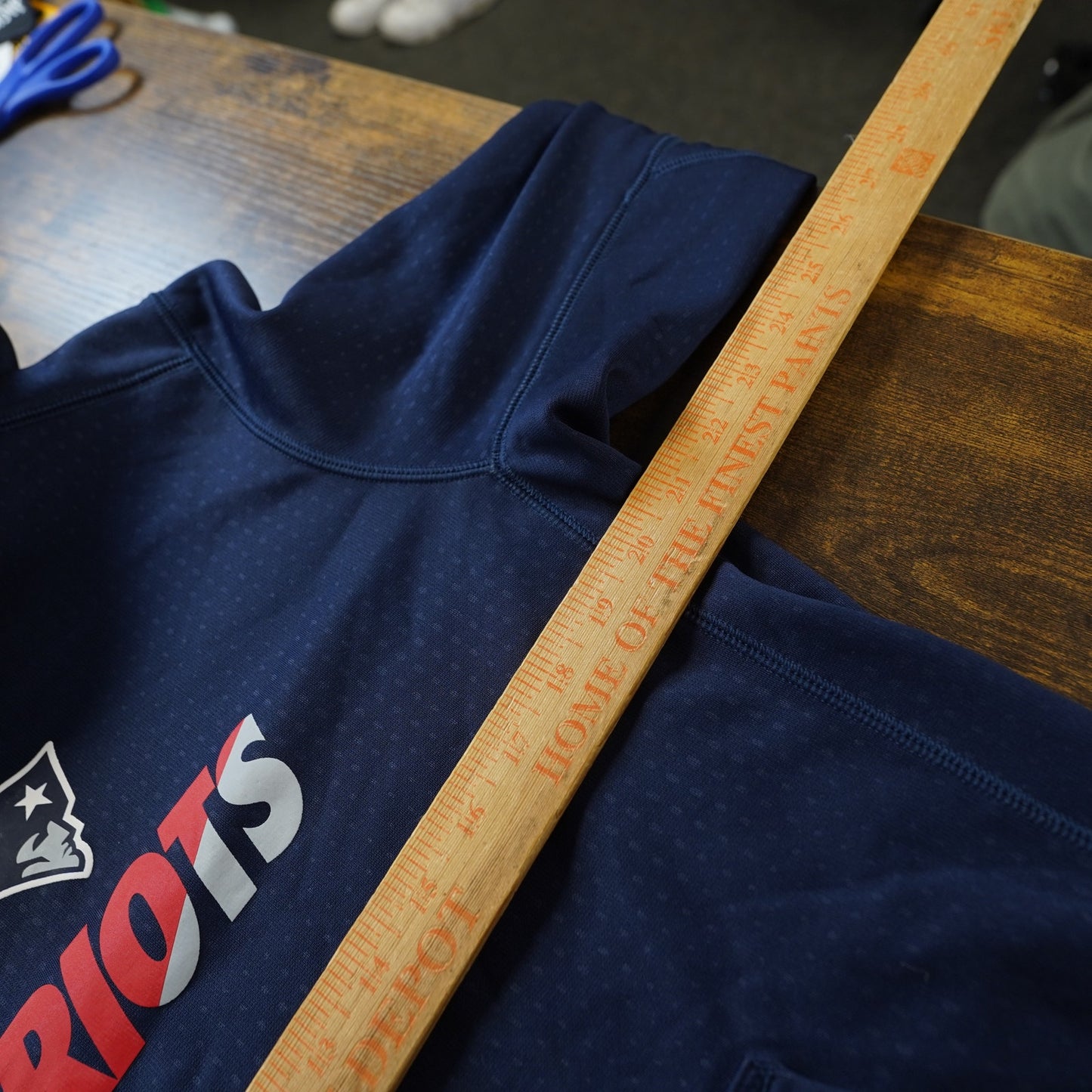 (M) New England Patriots Nike Therma-Fit Hoodie Men's M Navy Blue NFL