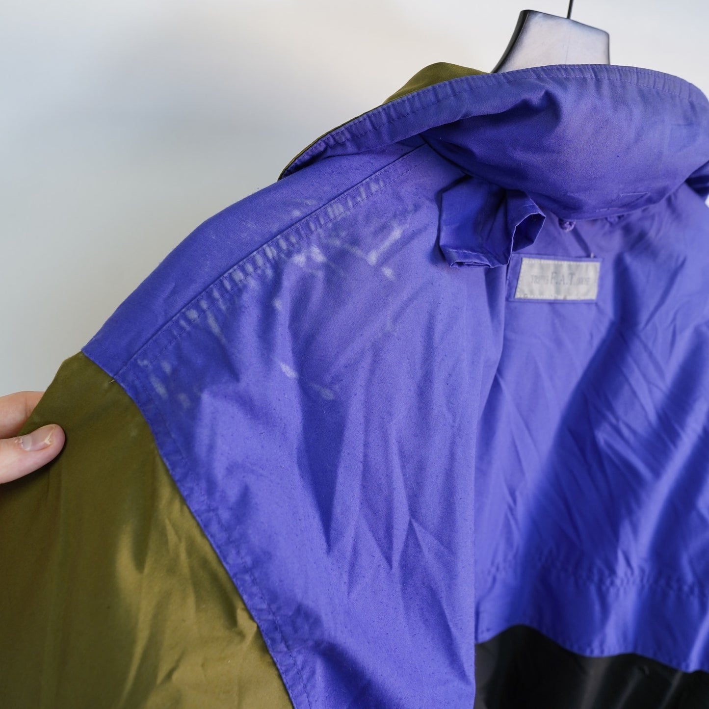 (L) Vintage Triple Fat Goose 90s Down Filled Puffer Ski Jacket Snow Blue