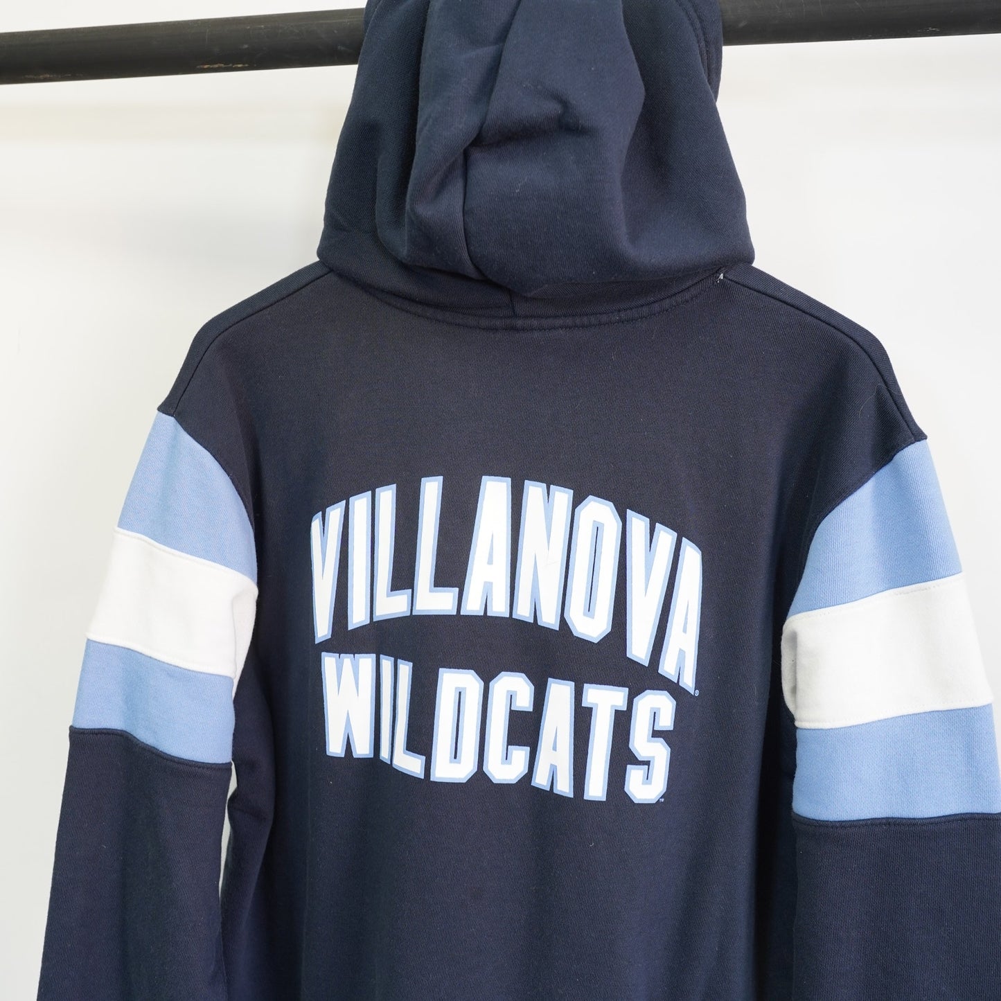 (XL) Vintage Villanova University Wildcats Champion Hoodie Men's XL Blue Cut & Sew