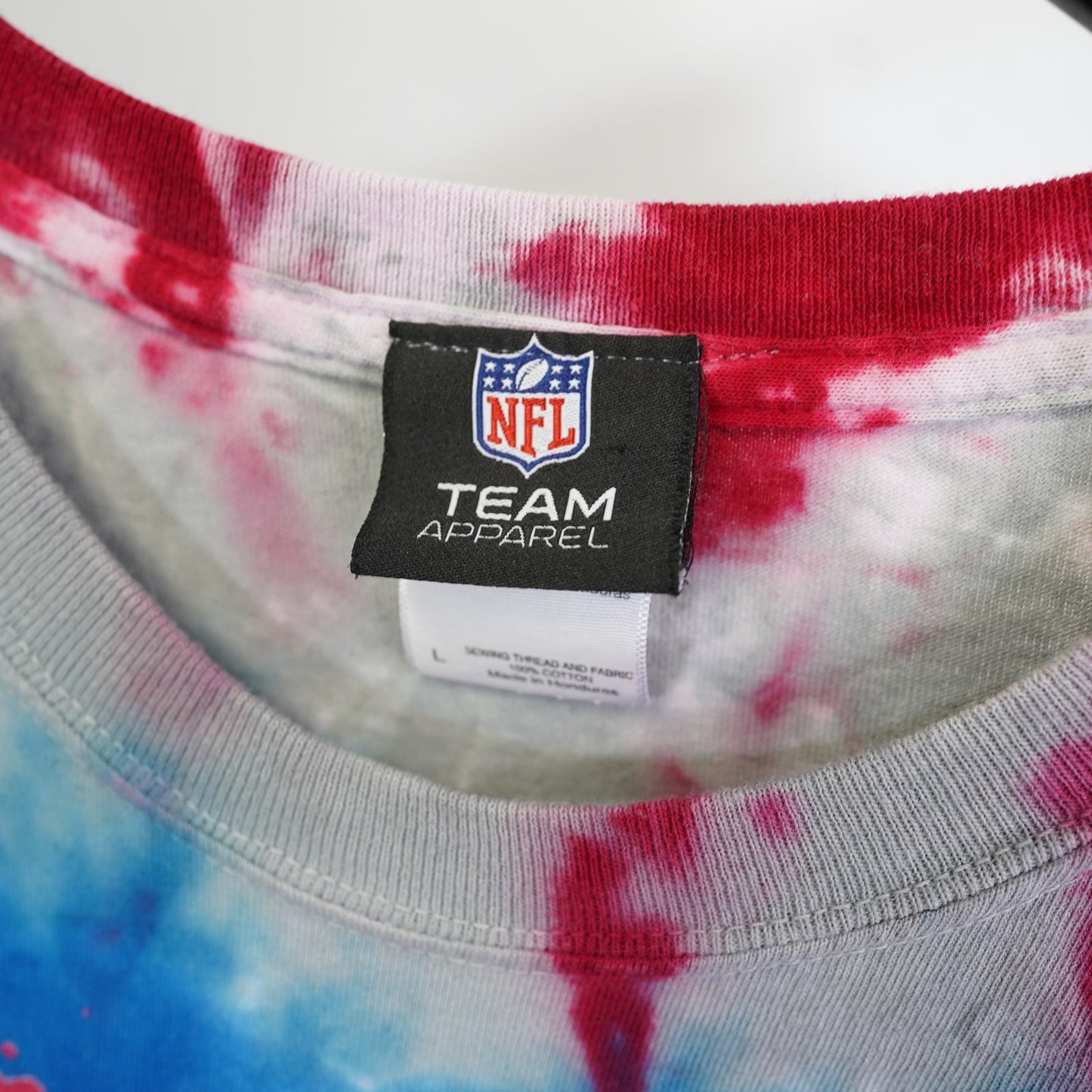 (L) Vintage New York Giants Tie Dye Team NFL T-Shirt Men's L NY Blue Y2K Football
