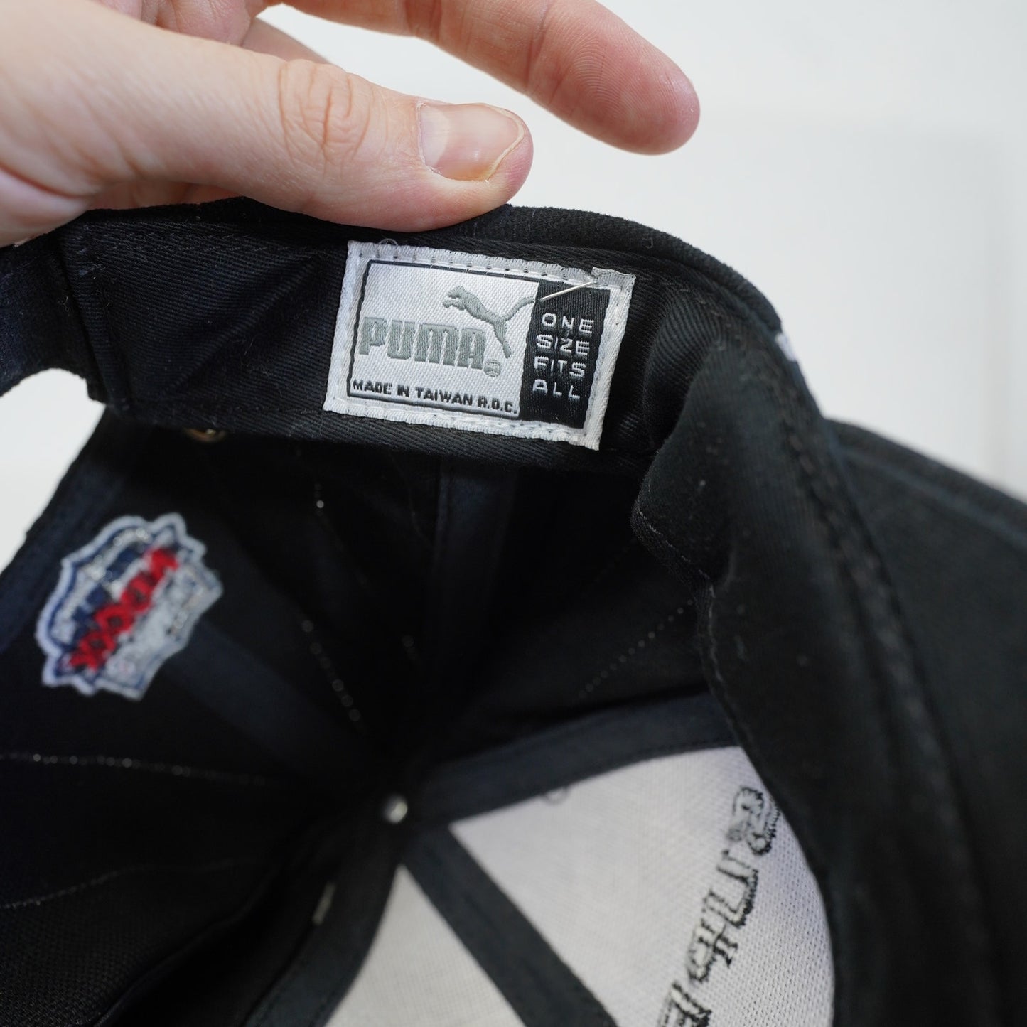 Vintage St. Louis Rams Super Bowl Champions Snapback Hat Puma 2000s Y2K Black